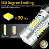 2pcs LED Daytime Running Light DRL Bulb Canbus W21/5W 7443 T20 For VW Up e-UP Caddy MK4 Touareg 7P Beetle Skoda Citigo Seat Mii