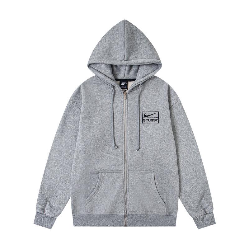 Trendy New Arrival: Unisex College Style Loose Hoodie with Embroidered Letter Logo