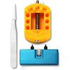 Watch Repair Kit, Watch Wrench Back Remover, Watch Case Opener Set with Watch Back Remover Holder, Tweezer, Only for Notched Back Watches
