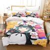 Anime Kuma Kuma Kuma Bear 3D NEW Duvet Cover Pillowcase Bedding Set Adult Girl Bedroom Decoration Children Single Double Large
