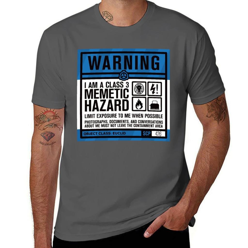 SCP 426 Warning Sign TShirt Mechanic Work Tee Shirt