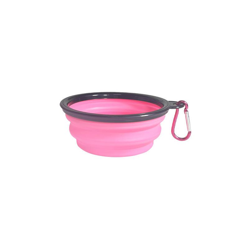 1pcs TPE Pet Folding Bowl Outdoor Portable Dog Basin and Cat Food Bowls Wear-resistant Shockproof Universal Food Bowls Travel Camping Pet Accessories