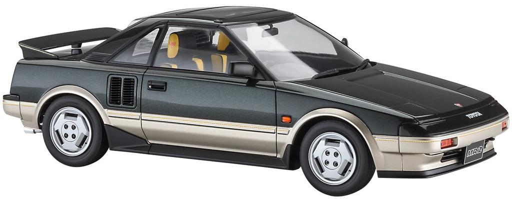 Hasegawa Toyota MR2 Early Model Plastic Model Kit HC51 1/24 (AW11) G-Limited (Moonroof)