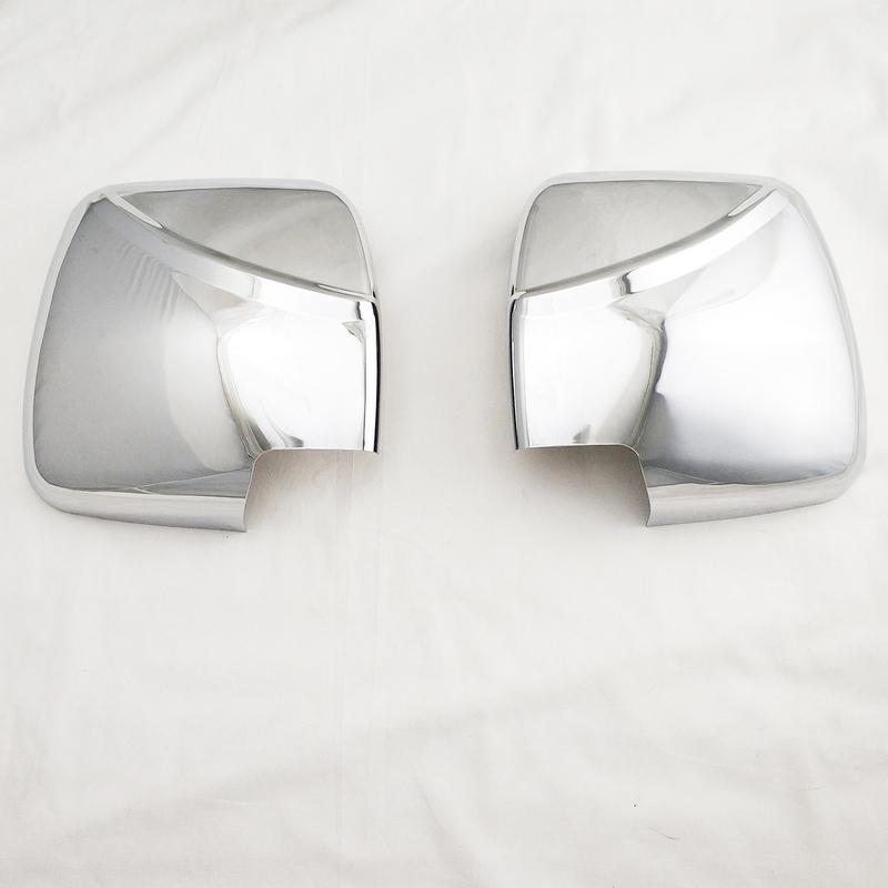 Yifei 2PCS Car Rearview Accessories Chrome Plated Door Mirror Cover Trim For Toyota HIACE Commuter 2008 2012 2014 2015 2016 2017