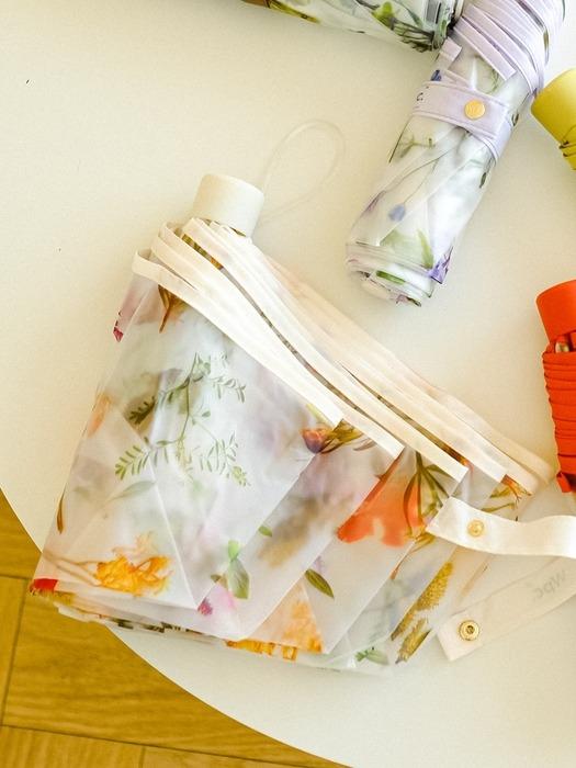 WPC. WPC Umbrella Plantica Long-lasting Transparent Umbrella Vinyl 3-Tier Umbrella PLV001-002 Purple (029)_mini