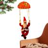 Cute Santa Claus Parachute Solar Decorative Lights 8-Mode LED Outdoor Solar Christmas Lights Waterproof Solar Hanging Lamp