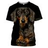 New Funny Animal The Dachshund graphic t shirts Men Summer Fashion Casual quick-drying t-shirt 3D Printed streetwear Tees Tops