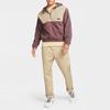 Nike SB Therma-FIT Winterized Polar Fleece 1/2 Zip Skate Hoodie Dark Wine Mauve Stone Men DA4224-646