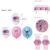 Cheery Lilo Stitch Birthday Party Supplies Tableware Balloon Banner