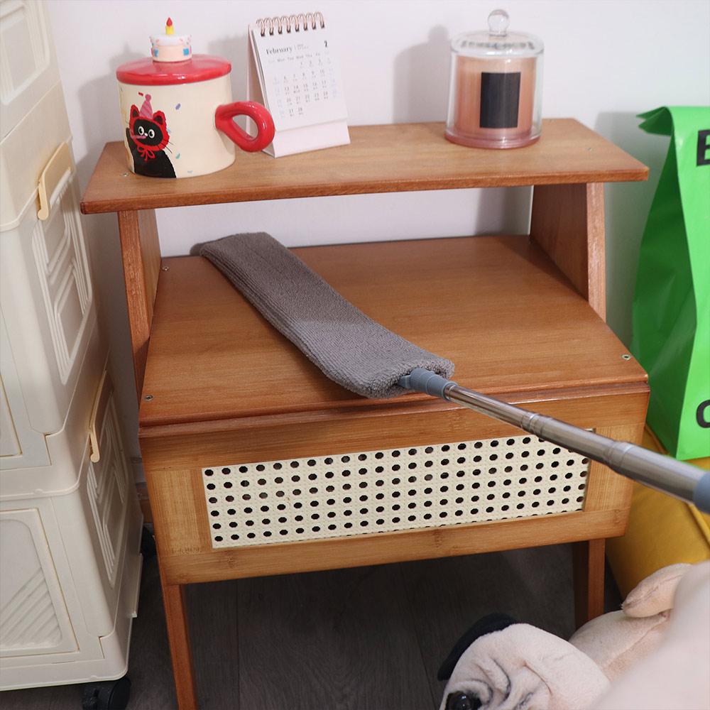 Microfiber Head Long Handle Cleaning Mop Retractable Window Duster Scrubber  Bedroom Floor