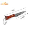 Mini Box Cutter,Stainless Sharp Blade,Exquisite Polished,Keychain Pendant,Hanging Hole,Rust-Resistant,Pocket Cutter Package Opener Cutter with Cover