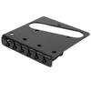 Electric Guitar Bridge 6?String 6ST String Fixed Metal Bridge for TL Electric Guitar AccessoryBlack