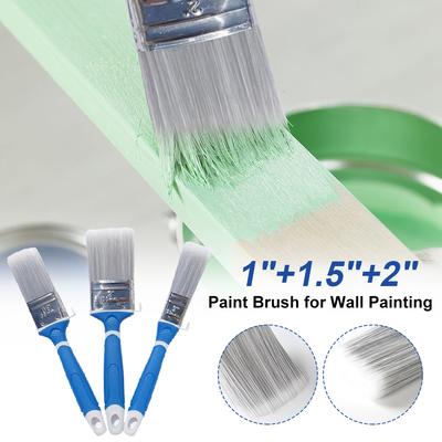 Multifunktionaler Pinsel für Wandmalerei 23mm 38mm 50mm für wasserbasierte Farbe Lasurpinsel Lackpinsel Malwerkzeug