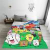 BFDI Inanimate Insanity Blanket Warm Soft Comfortable Plush Throw Blanket For Home Decor Picnic Flannel Bedspread Bed Cover
