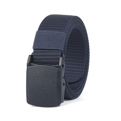 Nylon Tactical Belt Men's Non-Metallic Outdoor Sports Belt Student Military Training Canvas