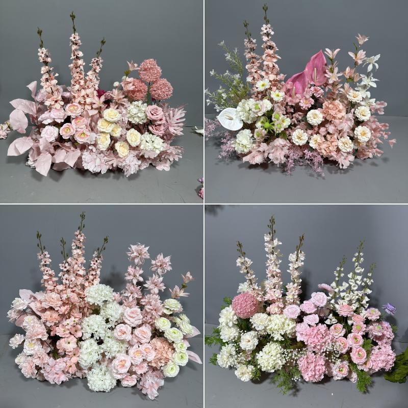 Decorazioni Matrimoniali Fila Floreale Rosa: Fiori Artificiali per Sale Matrimoniali, Fidanzamenti e Banchetti