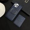 Card Holder Magnetic Suction Moblie Phone Case for iPhone 16 Pro Max 11 12 13 14 15 Pro Multifunctional Leather Protective Shell