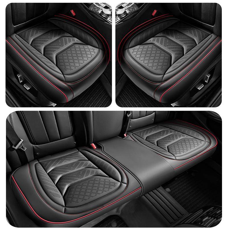 Universal Style Pu Leather Car Seat Cover Cushion for NISSAN Qashqai Juke Leaf Armada Altima Cube Dualis Tiida Auto Accessories