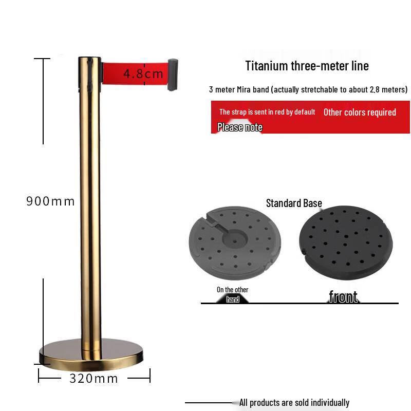 Retractable Queue Barrier