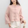 Women's 100% Wool Petite Short Chinese Style Coat