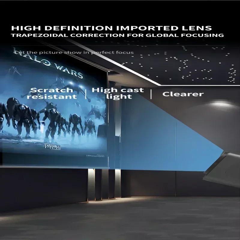 4K projektor pro Android 11, nativní 1080P 390ANSI HY320, duální Wifi6 BT5.0, 1920*1080P, přenosný projektor pro kino, vylepšený HY300