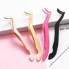 Stainless Steel Bent Tip Eyelash Curler and Applicator Tweezers 