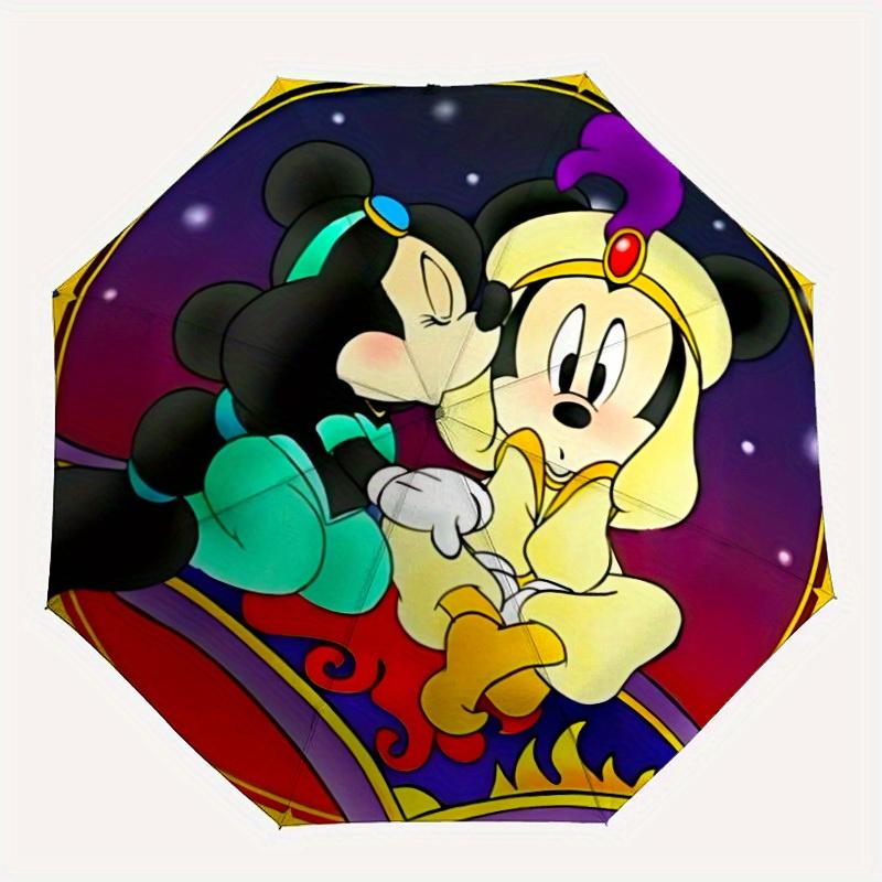 

1pc Aladdin, Mickey, Minnie Automatic Umbrella 8-Bone Design Compact Gear for Outdoor Travel,Perfect Gift for Friends Birthdays yy250815003