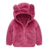 Chlidren Boys Girl Winter Coats Jacket Kids ZipThick Ears Snow Hoodie Clothes