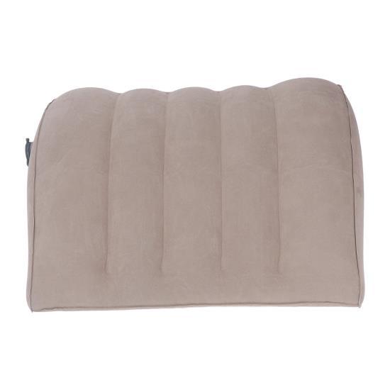 Inflatable Lumbar Pillow Portable Inflatable Lumbar Support Pillow for Car Office Travel Gray 