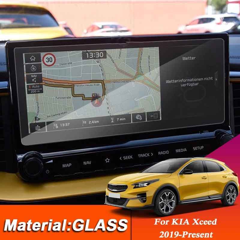 Для KIA Xceed 10,25 ДЮЙМА Авто Стайлинг Экран GPS-Навигации Закаленное Стекло Защитная Пленка Авто Аксессуары
