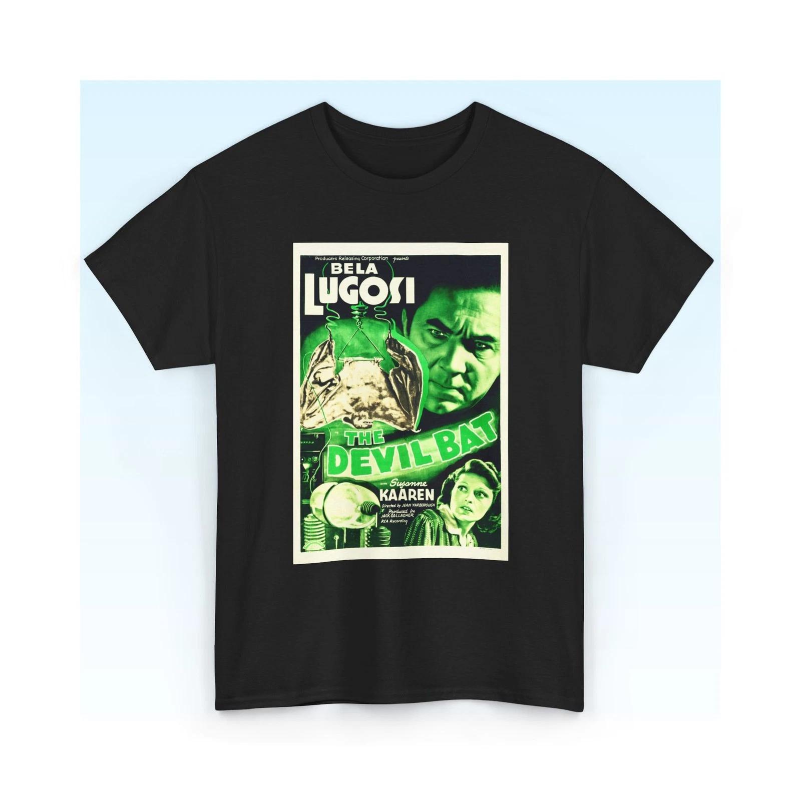Devil Bat Movie Poster T-Shirt | Vintage Poster Bela Lugosi Horror Shirt S