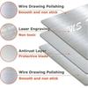 Stainless Steel Pro Dough Scraper/Cutter/Chopper with Measuring Scale – Cake, Pizza, Pastry Tool