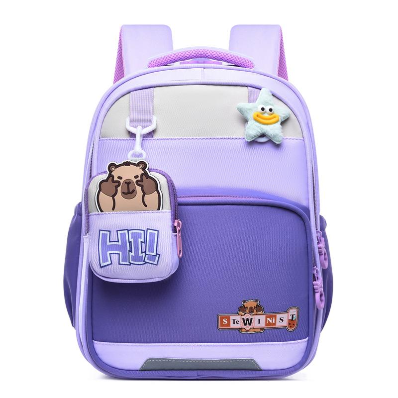 School bag School bag for primary school students New large-capacity burden reduction spine protection backpack for grades 1-3