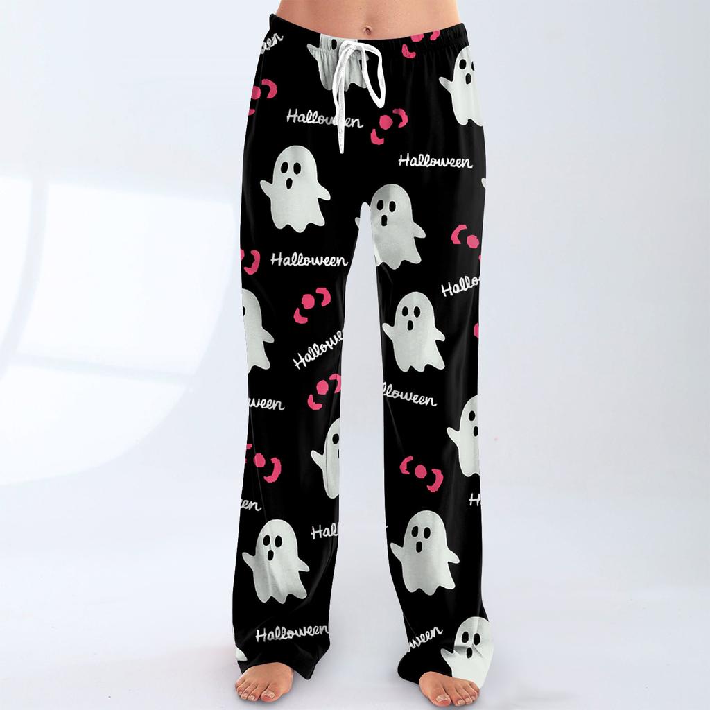Women's Allover Printed Home Pants Sleeping Pajama Pants Long Pants Pajama Pants Yoga Pants