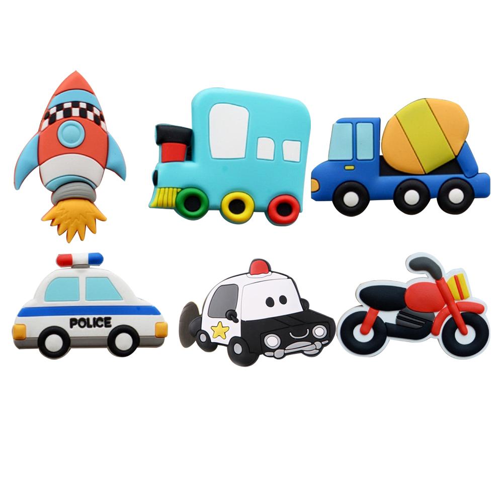 

6 Pcs Early Education Magnetic Stickers Whiteboard Refrigerator Magnets Teaching Tool Cartoon