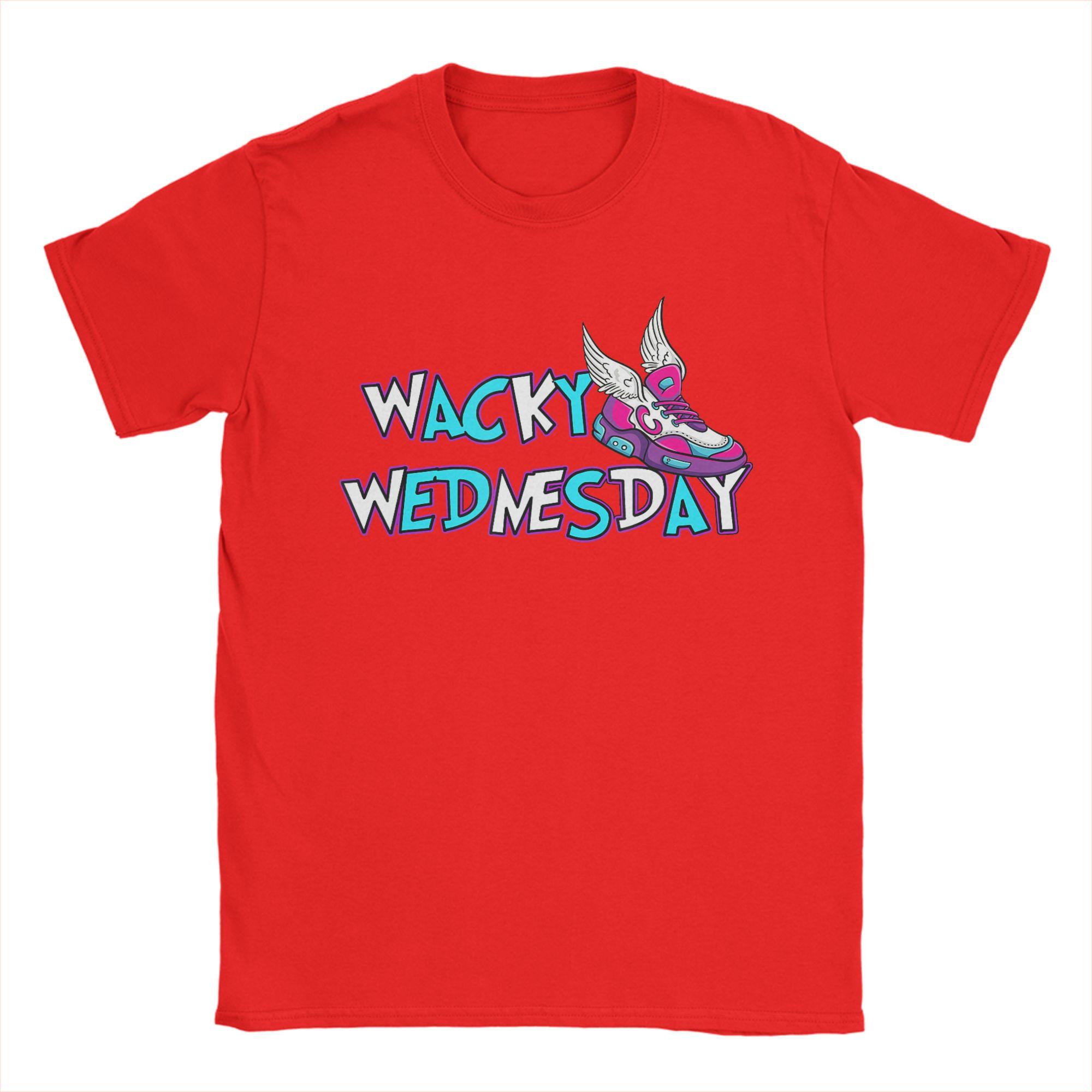 

Wacky Wednesday Spirit Week Party Day T Shirts for Unisex Cotton Novelty TShirt O Neck Tee Shirt Short Sleeve Tops Gift Idea S