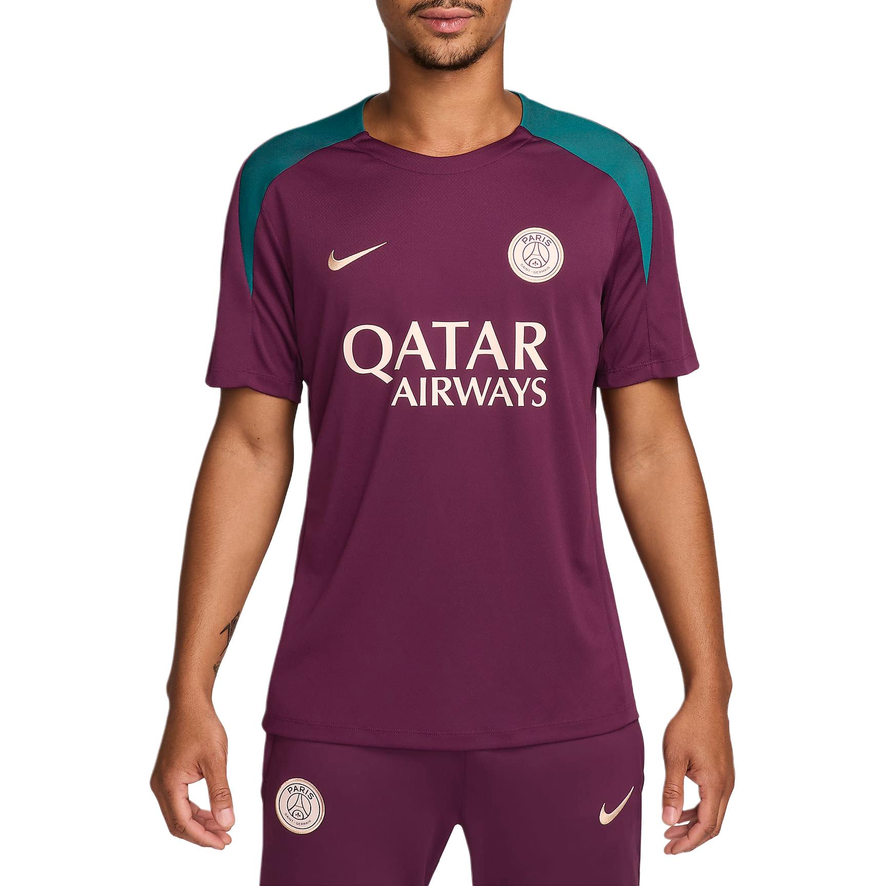 Nike Paris Saint Germain Strike Men s Nike Dri FIT Soccer Short Sleeve Knit Top FN9821-613 L