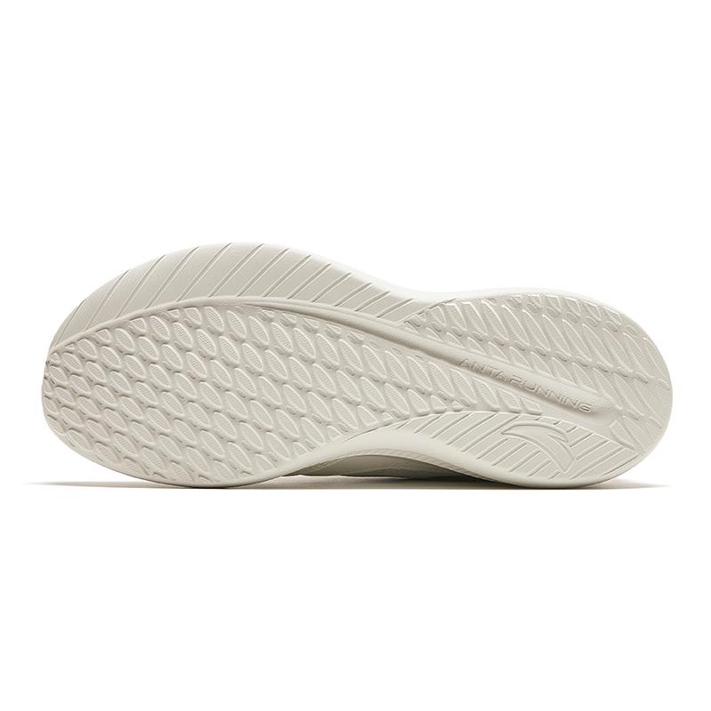 Anta Durable Breathable Low Top Casual Running Shoes Men's White Sneakers 912415523-1