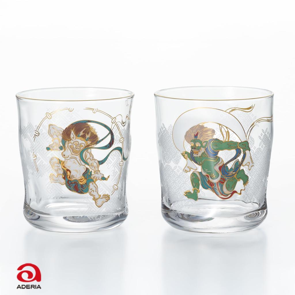 Aderia Premium Nippon Taste Felsenglas Paar Set, 300ml, Hergestellt in Japan, Geschenkverpackt, S6227. Stilvolles, leichtes Whiskeyglas für Shochu, Ruhestand,