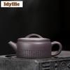 180ml Handmade Yixing Purple Clay Teapot Handmade Large Caliber Pot Raw Ore Azure Mud Kettle Chinese Zisha Teaset Drinkware Gift