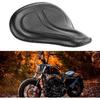 Black Motorcycle Cushion Spring Solo Seat Compatible with Harley Sportster XL1200 48 Bobber Street Chopper Honda Rebel