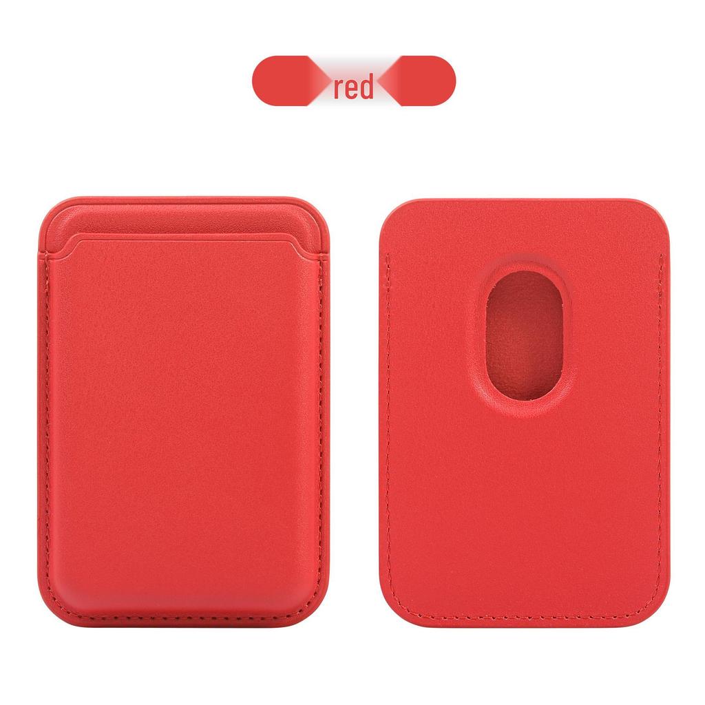 MagSafe Compatible Magnetic Leather Card Holder for iPhone 17/17 Pro