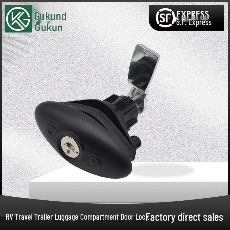 RV Caravan Storage Compartment Compression Lock with Sealing Rope