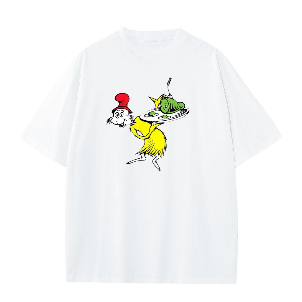 Boys And Girls Casual Loose Easter Print T-Shirt Round Neck Pullover Short Sleeve Top