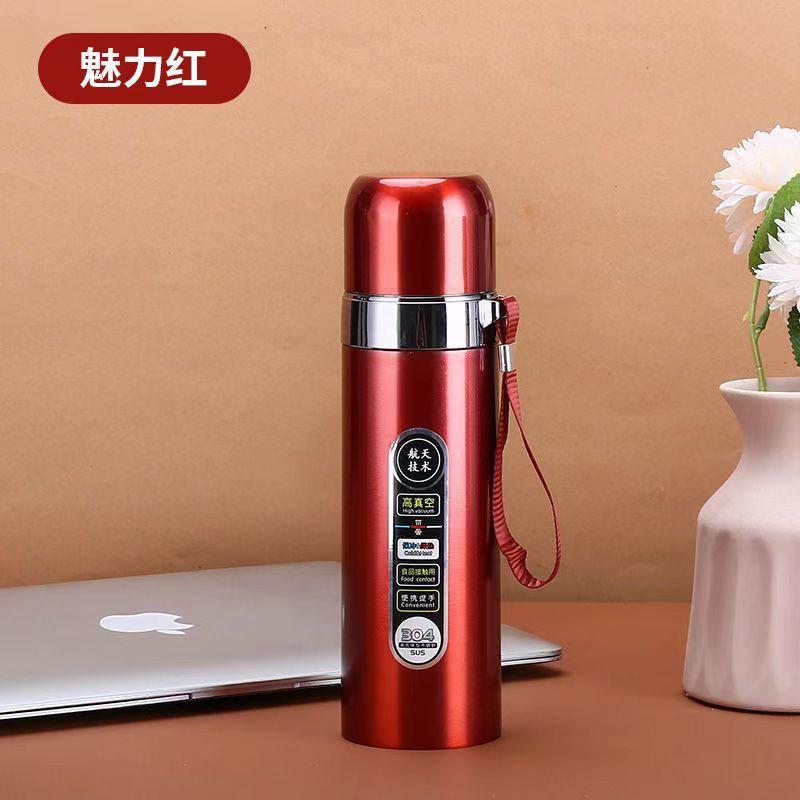 Stainless Steel Vacuum Insulated Water Bottle 500ml 350ml 600ml 800ml 1000ml Double Wall Leakproof Travel Cup Men Women