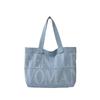 Large capacity letter bag women's spring and summer new fashion shoulder tote bag going out portable shopping bag