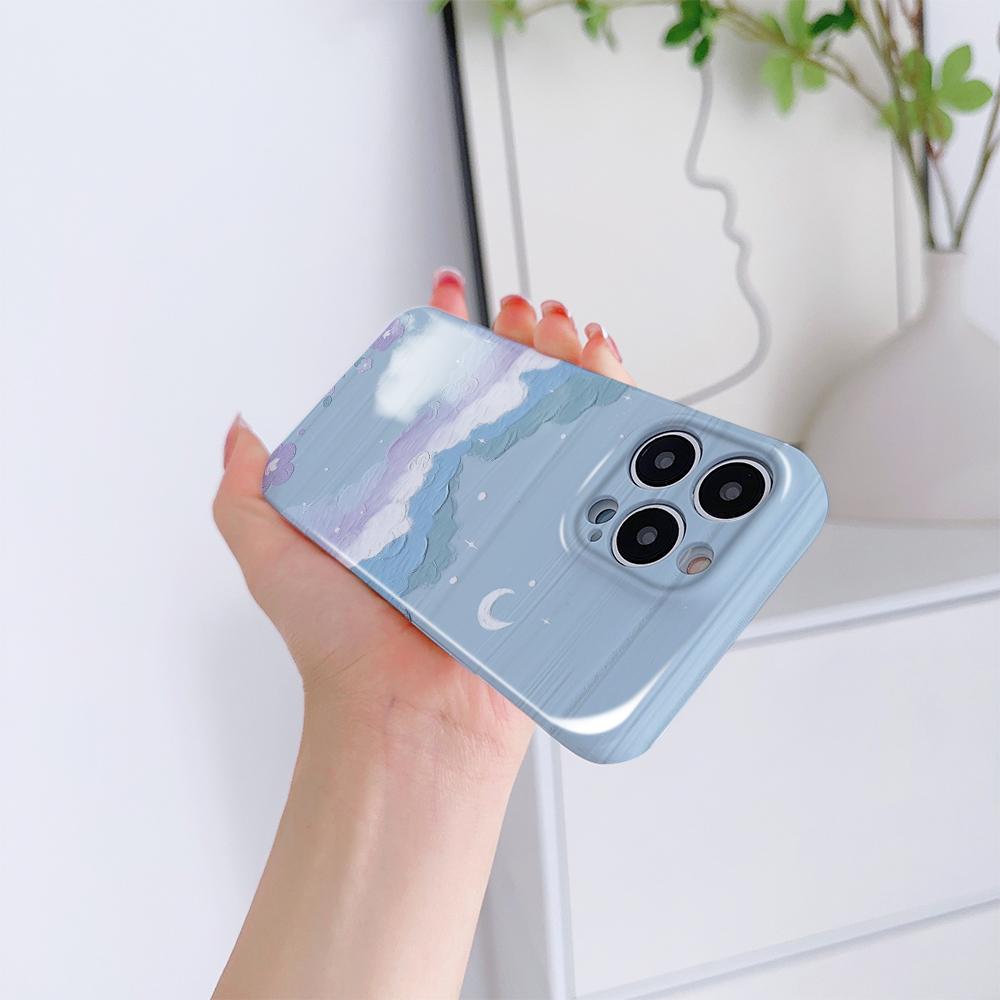 All-inclusive Film Phone Case Cartoon Fashion Design Hard Shell Full Cover Camera Protection Case for iPhone Huawei Honor Vivo Google