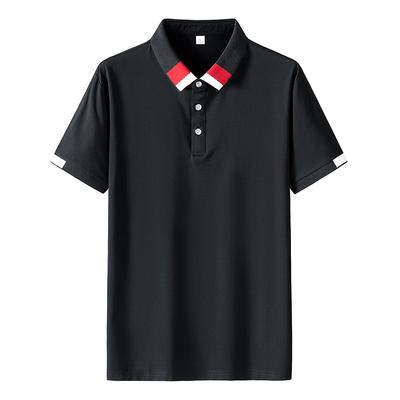 Summer Short Sleeve T-shirt Men's Lapel Polo Shirt Men's Thin T-shirt
