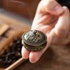 New Retro Opper Incense Burner Twelve Zodiac Signs Burner Brass Incense Holder With Cover Sandalwood Cense Buddhism Home Decor