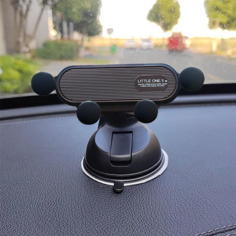 Gravity Clamp Car Phone Holder Adjustable Viewing Angle Car Mobile Holder Car Dashboard